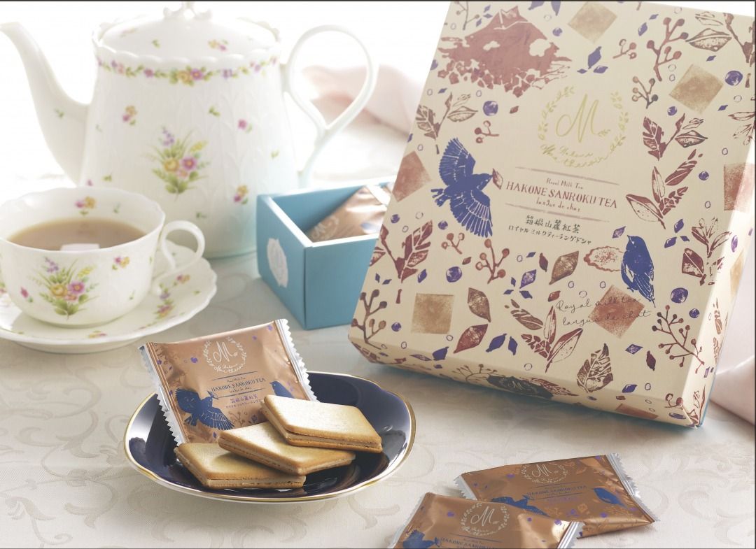 新商品「モン・テノア」箱根山麓紅茶のロイヤルミルクティーラングドシャが発売されます！