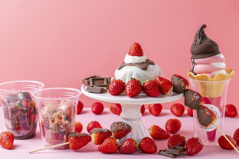 いちごBonBonBERRY ATAMI HOUSE. 【1/10(土)から】ビル一棟まるごといちごスイーツ専門店より いちご×チョコレートのとろけるスイーツメニューがスタート!